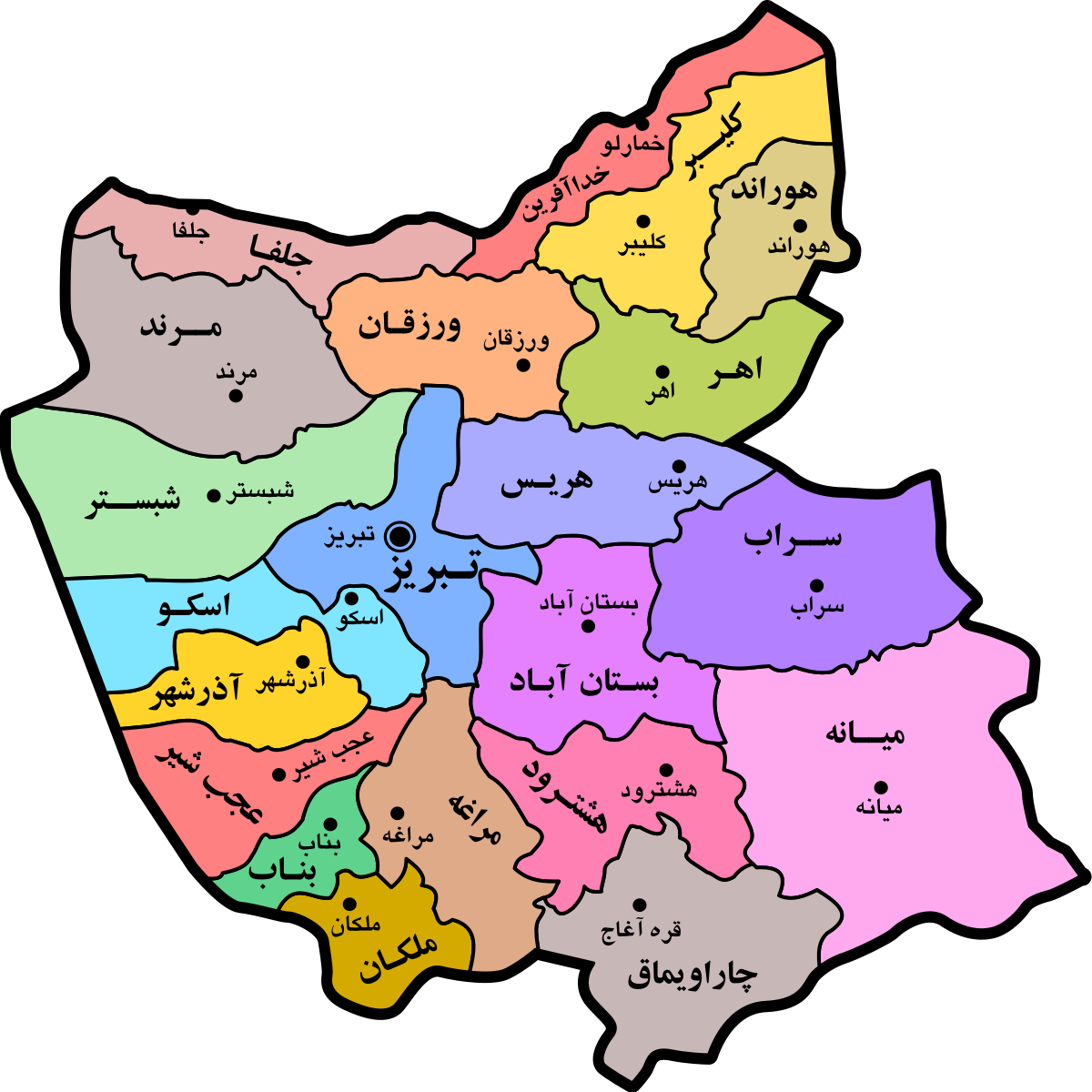 استان آذربایجان شرقی 